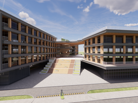 University School-B5 Modelo 3D