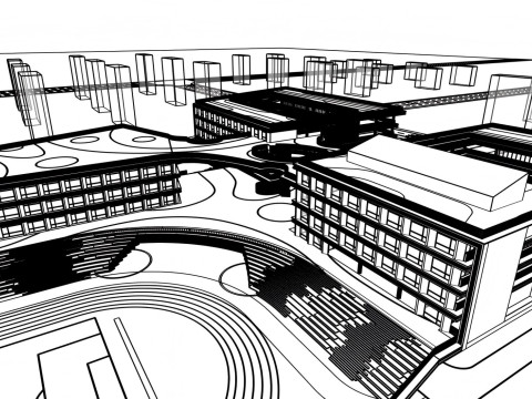 University School-B5 Modelo 3D