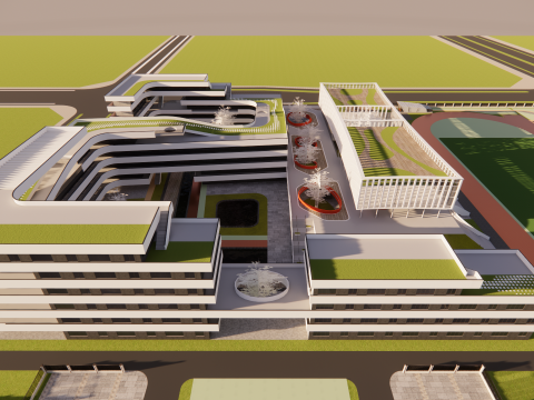 University School-B6 3D Model