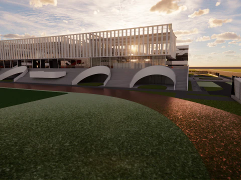 University School-B6 3D Model