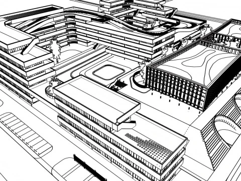 University School-B6 3D Model