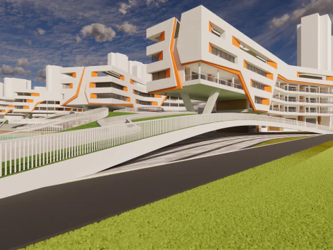 University School-B7 3D Model