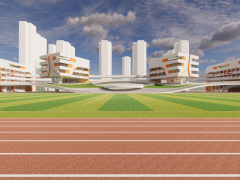University School-B7 Modelo 3D