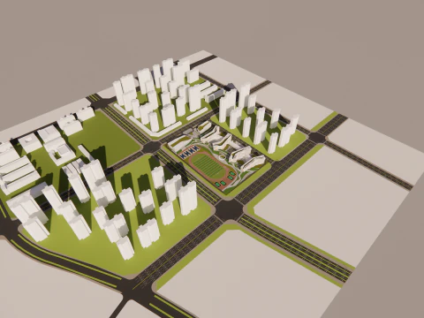 University School-B7 3D Model