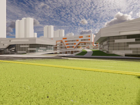 University School-B7 3D Model