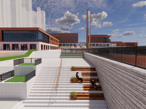 University School-B8 Modello 3D