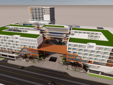 University School-B9 3D Modell
