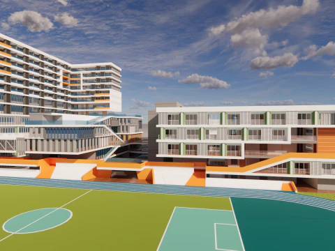 University School-B9 3D Model