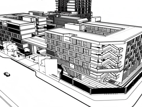 University School-B9 3D Model