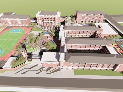 University School-B10 3D Модель