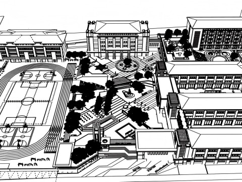 University School-B10 Modèle 3D