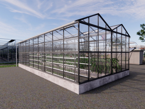 Agricultural Greenhouse Tent Frame -B6 3D 模型
