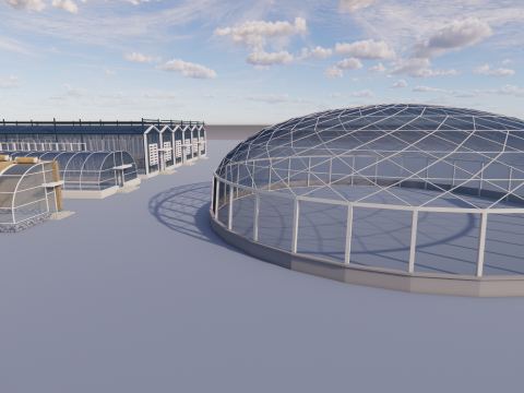 Telaio per tenda serra agricola -B7 Modello 3D