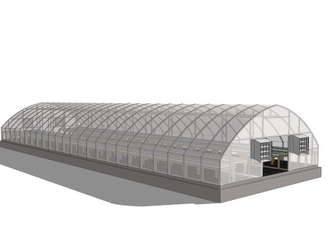 农业大棚帐篷架-B9 3D 模型