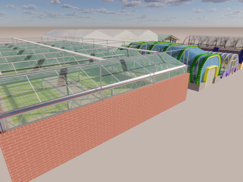 Zeltrahmen für landwirtschaftliche Gewächshäuser -B12 3D Modell