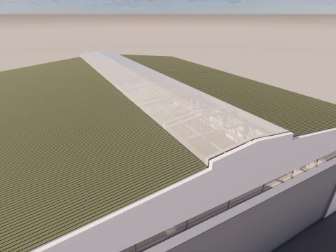 Steel Warehouse -1 3D Model
