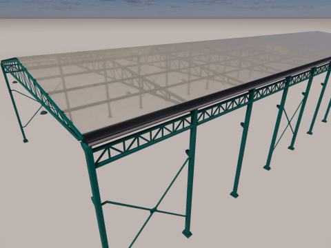 Gudang Baja -1 Model 3D