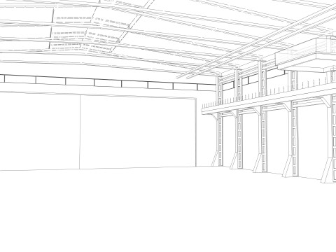 Gudang Baja -1 Model 3D