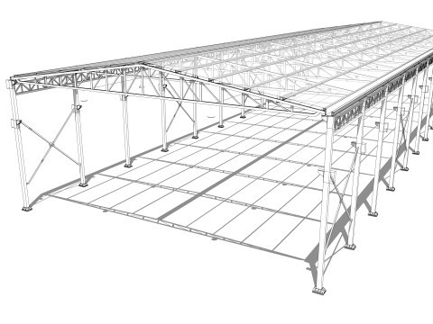 Gudang Baja -1 Model 3D