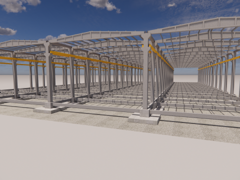 Steel Warehouse -2 3D Model