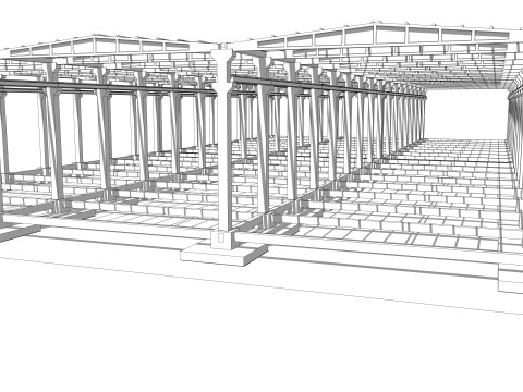 Steel Warehouse -2 3D Model