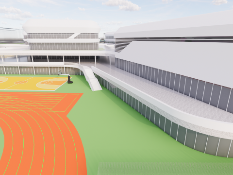 大学学院-C2 3D 模型