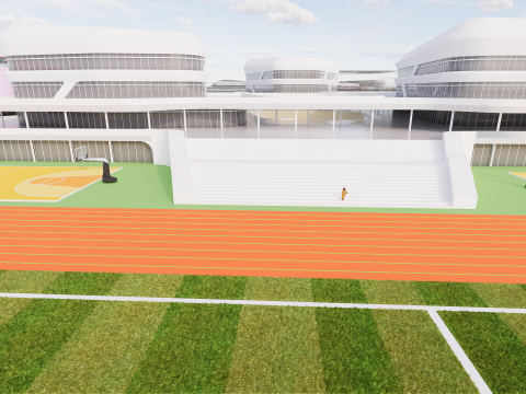 大学学院-C2 3D 模型