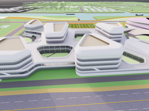 大学学院-C2 3D 模型