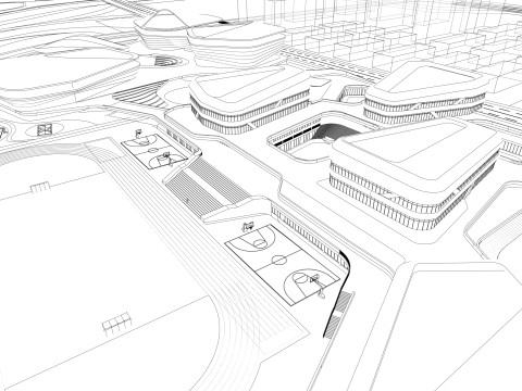 大学学院-C2 3D 模型