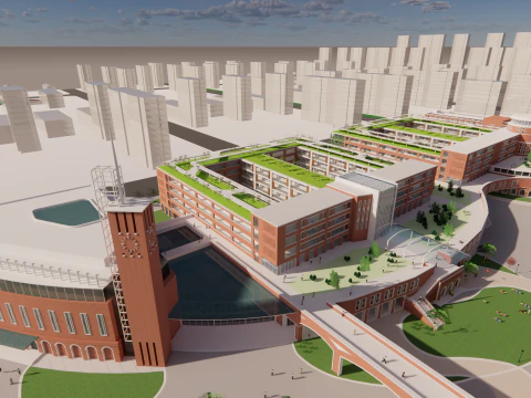 University School-C6 3D Model