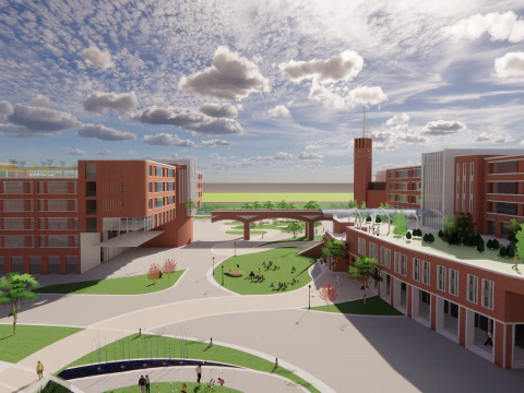 University School-C6 3D Model