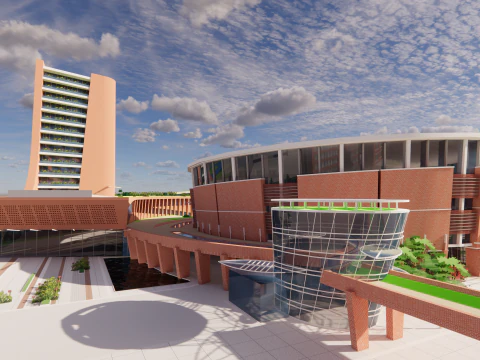 University School-C6 3D Model