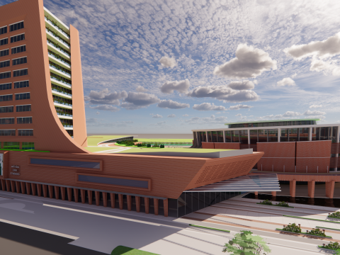Ecole Universitaire-C6 Modèle 3D
