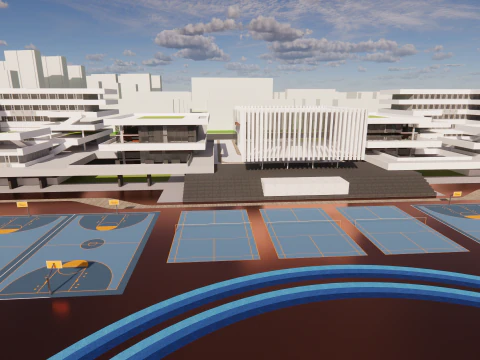 University School-C5 3D Model