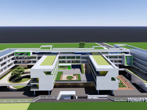 Üniversite Okulu-C7 3D Model