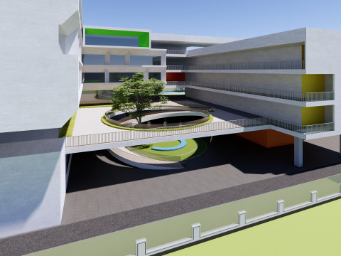 大学-C7 3Dモデル