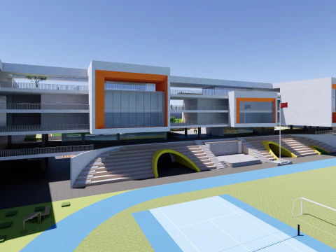 University School-C7 3D Model