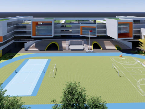 University School-C7 3D Model