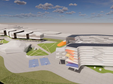 Üniversite Okulu-C8 3D Model