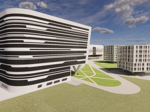 University School-C8 3D Model