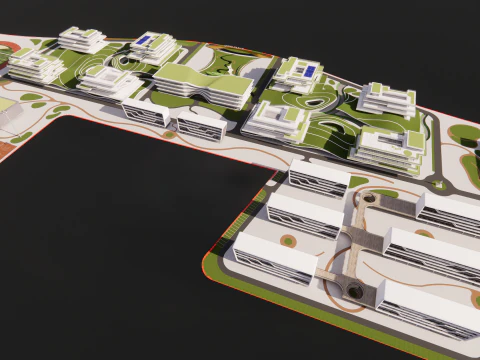 Üniversite Okulu-C9 3D Model