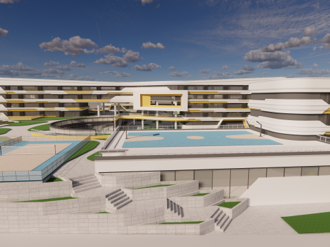 Sekolah Universitas-C12 Model 3D