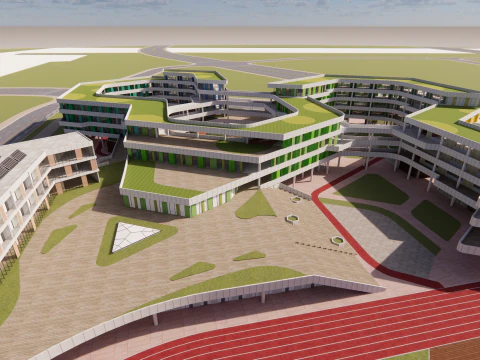 Üniversite Okulu-C13 3D Model