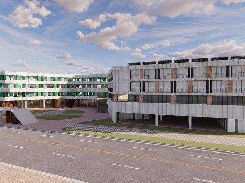 Escuela Universitaria-C13 Modelo 3D