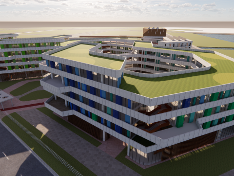 Escuela Universitaria-C13 Modelo 3D