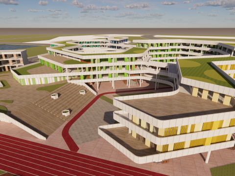 Escuela Universitaria-C13 Modelo 3D