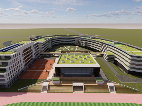 Szkoła Uniwersytecka-C14 Model 3D