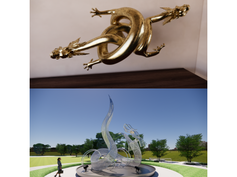 Chinese Dragon -B1 3D Print Model