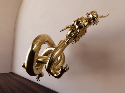 Drago cinese -B1 Modello di stampa 3D