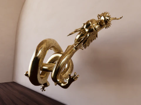 Chinese Dragon -B1 3D Print Model